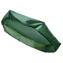 Sandpit Cover Waterproof Green Hexagon Tarpaulin Dustproof Protective Cover with Cord for Outdoor Play M