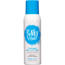 Spray colorante temporaneo per capelli Punky Bengal Blue, non appiccicoso e non dannoso, formato da viaggio, per un colore vivido immediato, 3,5