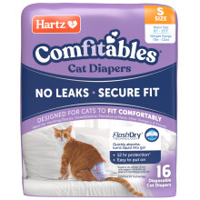 Hartz Comfitables kattenluiers maat S 16 stuks Comfortabele en veilige pasvorm Gemakkelijk aan te trekken