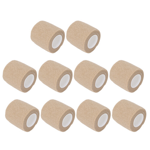 Self Adhesive Tattoo Handle Strap Shockproof Bandage Wraps-10Pcs