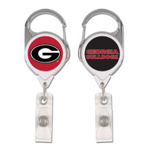 Georgia Bulldogs Badge Holder Premium r tractable