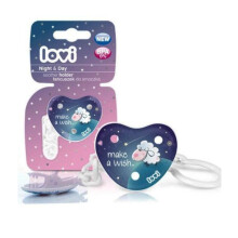 Lovi Soother Holder ( 0 Months+) |The holder is BPA-Free. & Universal Compatibility - Night&Day