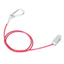 Universelles 10 m Sicherheits-Bremsseil mit Karabiner und Ring für Anhängersicherung