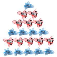 24 Pieces Pull Back Planes Playset - Transparent Toy Planes in Random Colors, Ideal for Kids' Indoor and Outdoor Play