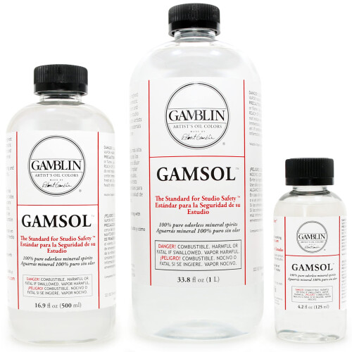 Καλλιτεχνικής Ποιότητας Gamsol Λάδι Χρώματος 1 Λίτρο, 33.8 Fl. Oz. 1