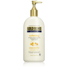 Lotion Gold Bond Ultimate, Thérapie Cutanée, Adoucissante, Beurre de Karité, 14 Oz.
