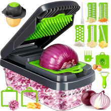 Vegetable Chopper Vegetable Cutter Mandoline Vegetable Slicer Vegetable Dicer Salad Chopper Onion Chopper Veggie Julien