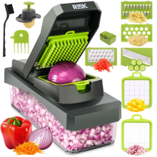RüK Vegetable Chopper, Cheese Slicer, Food Chopper, Veggie Chopper, Onion Chopper, Salad Chopper, Mandoline Slicer & Ch