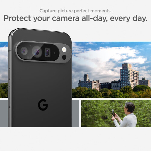 Spigen Spigen Camera Lens Screen Protector [GlasTR EZ Fit Optik] Designed for Google Pixel 9 Pro [Case Friendly] - 2 Pack 2