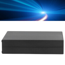 Aluminium Waterproof Verbindungsdose Spalt Typ 33x114x140mm Schwarz