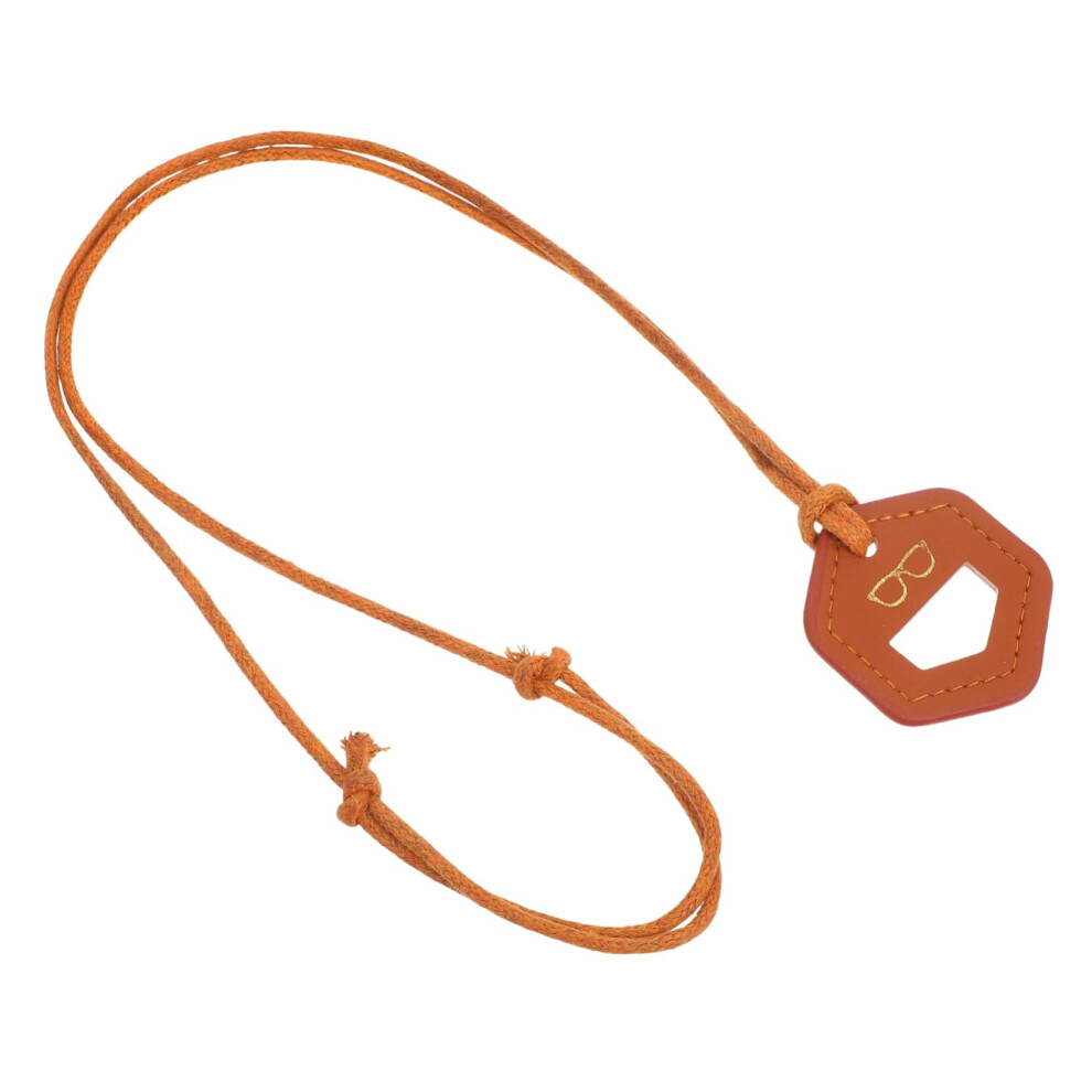 Brillenband Brillenhalsband PU Braun Brillenhalter fÃ¼r Sonnenbrillen und Lesebrillen, verstellbares Augenglasriemen ZubehÃ¶r