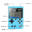 (BLUE) Gameboy Built-in 500 Classic Game Retro Video Game Console_f 2