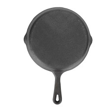 Poêle en fonte, répartition uniforme de la chaleur, fonte pré-assaisonnée, cuisson facile, poêle en