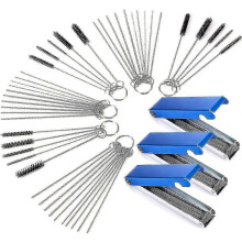 Lot de 3 nettoyeurs de carburateur Ă jet de carbone, fil, chalumeau, pointe, outil de nettoyage, aig