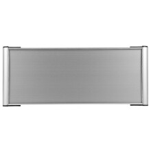 Plaque de porte vierge, plaque de porte de service/bureau, plaque de porte en aluminium, PlateAM