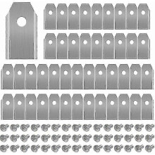 45 lames en titane pour toutes les tondeuses robotisées Husqvarn/Automower/Yardforce/Gardena