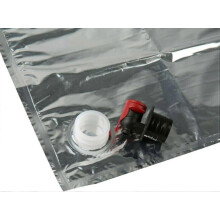 Lot de 5 sacs à vin Bag-in-Box de 5 litres avec robinet – sacs de remplacement pour distributeurs de