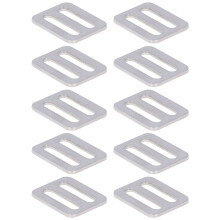 Marine-Qualität 10 Stück Edelstahl-Schnallen 1 Zoll Webbing-Slide für Gurte