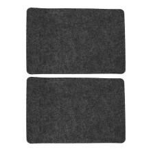 Lot de 2 tapis résistants à la chaleur, lavables et découpables, pour plan de travail de cuisine, po