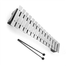 Glockenspiel Aluminium Plate 15 Note Xylophone Percussion Instrument for Beginners and Professionals