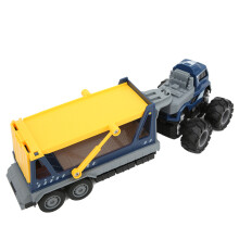Langlebiger blauer Alloy-Kindersattelwagen – Akku-freies Viermotordreirad-Spielzeug