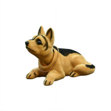 Wobble Dog Car Decoration, Creative Dashboard Crafting, Separate Head and Body, Desk Decoration, One Size