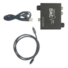 192khz Sound Converter Digital to Analog and-Fiber optic cable