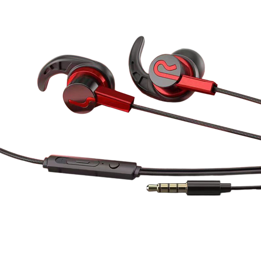 Sports Earphones With Microphone Clear Sound- 3 5 Interfaces Red 7709000000210