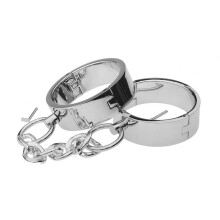 Handcuffs for Sex Games BDSM Bondage Restraints - Adjustable Size Metal Handcuffs for Couples and Women, Intimate Restraints