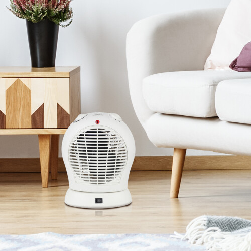 Igenix Igenix 2kW Upright Fan Heater Oscillating White 2