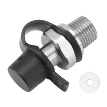 Connecteur de valve de remplissage de réservoir de CO2 à filetage mâle 1/8NPT Adaptateur de prise de