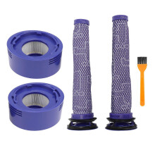 Kit pré- et post-filtre pour aspirateur, filtre à air à particules haute efficacité avec brosse de n
