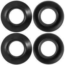 Universelle Kajak-Paddel-Tropfringe 4er Pack – Passt auf die meisten Kanus/Kajaks Paddel, Grau