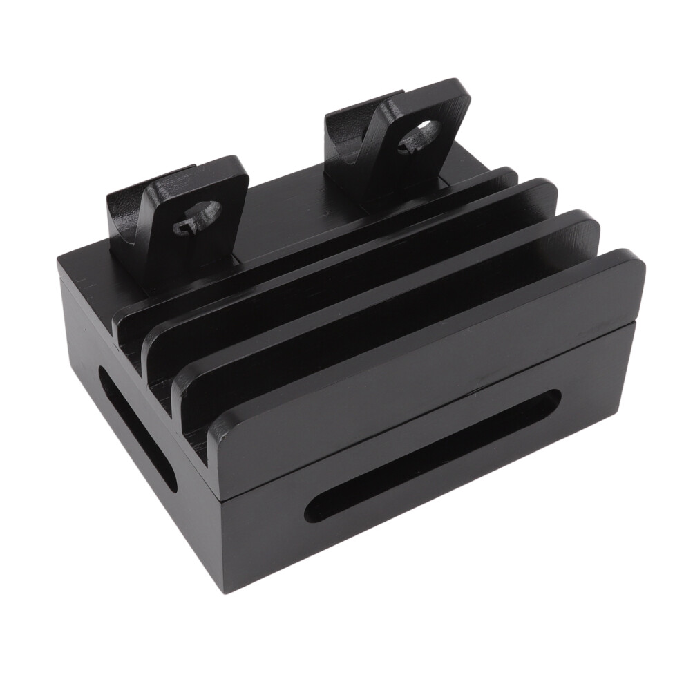 Bamboo Charging Station Multifunction 5 Ports Black 8140816479743