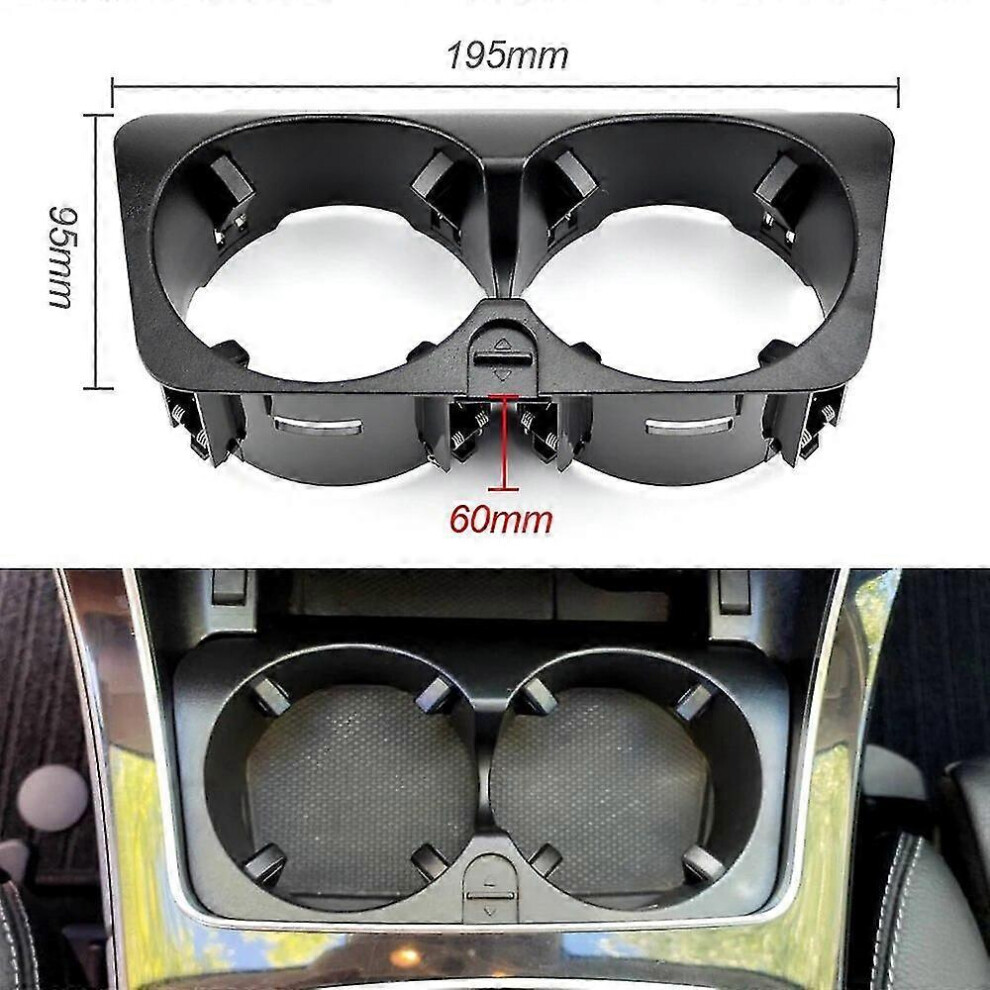 MROHRITE Porte-gobelet Console Centrale Mercedes A2056800691 - Compatible Classe C W205, E W213, V W447, GLC W253