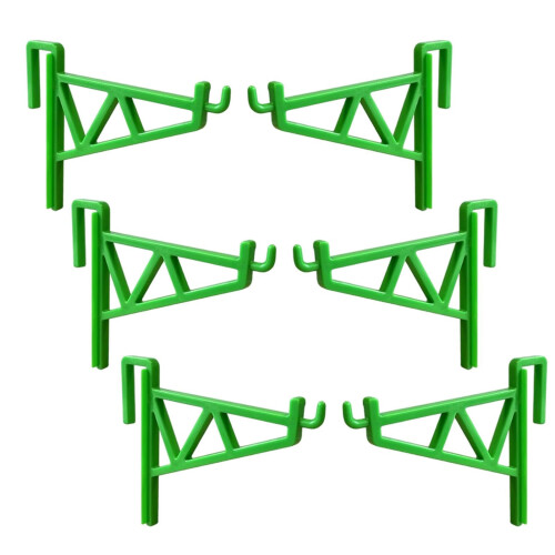 Beehive Inspection Bracket Set, 6 Lightweight Stand for Bee Boxes and Frames, Beginner Beekeeping Kit in Green