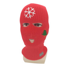 Winter Strick 3-Loch-Balaclava-Gesichtsmaske - Winddicht, Warm, Einheitsgröße