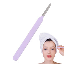 Eyelash Extensions Tweezers, Precision Stainless Steel Curlers, Purple Cluster Lash Applicator for False Eyelashes
