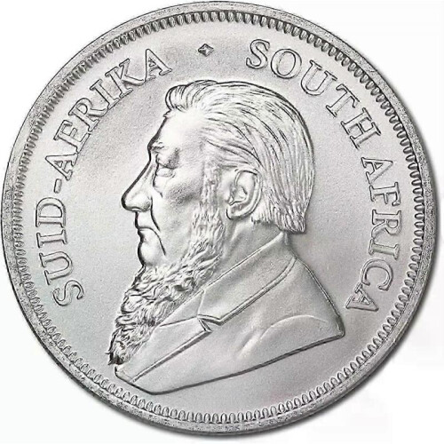 South Africa 1 Oz Silver Krugerrand Bu Coin