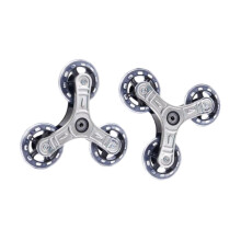 Stair Climbing Triangle Wheels 2pcs Set, Heavy-Duty Shopping Trolley Wheels, Easy Installation Household Gadget