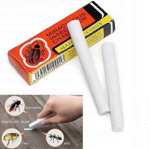 10 Pcs Insect Killer Chalk Set for Effective Cockroach And Pest Control Long Lasting Formula