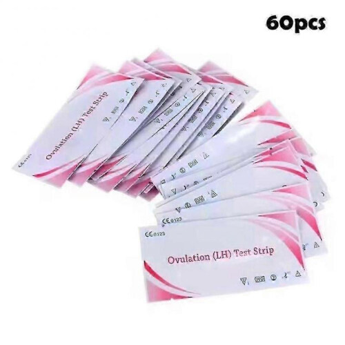 60pcs Lh Pregnancy Ovulation Test Strips Fertility Predictor Kit Accurate