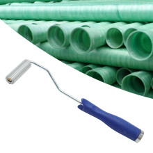 Langlebriger Fiberglas-Beschichtungsrolle mit komfortablem Holzgriff 25 cm