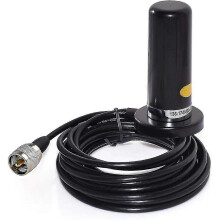 Antenne Oppxun Mini double bande VHF UHF -n2rs avec support magnétique, câble RG316 de 5 m pour voit