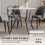 Homcom (White) HOMCOM Small Kitchen Table with Black Steel Legs, Dining Table 5