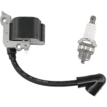 Bobine d'allumage avec bougie d'allumage pour Stihl FS38 FS46 FS45 FS55 FC55 FC55Z FC55-DZ HL45 HL45