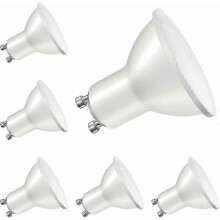 Convient à 6 ampoules LED GU10, équivalent halogène 40 W, ampoule spot LED 5 W 6500 K, économie d'én