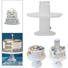 Présentoir à gâteaux surprise 2 en 1 pour anniversaires d'enfants avec anneau de traction – CDSX