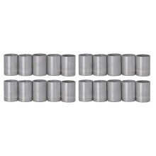 Lot de 20 cache-joints de climatiseur en aluminium pour tuyau de climatisation