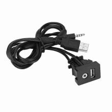 Pour Toyota prise USB + audio AUX 1 mètre de long C2938 convient pour